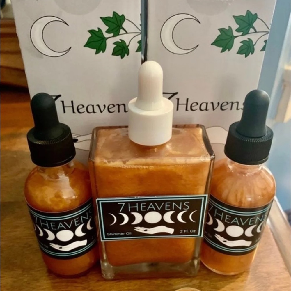 7 Heavens Midnight Dreams Body Shimmer Oil
